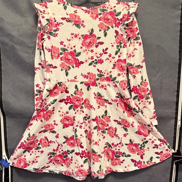 The Children's Place Pink Floral Ruffle Dress - Picture 5 of 5